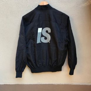 Vintage rare Bombardier biglogo de ISSEY MIYAKE veste nombreuses fermeture éclair japonais designer de mode