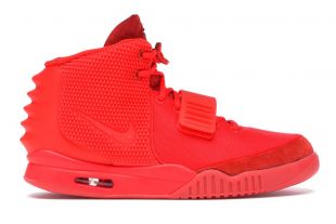 Sneakers nike air yeezy red worn by Logic on the account Instagram of logic Spotern