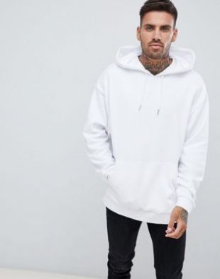 ASOS DESIGN - Hoodie oversize - Blanc | ASOS