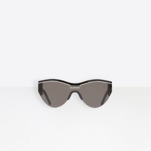 White/Silver Ski Cat Sunglasses