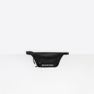 Wheel Beltpack S Noir / Blanc pour Femme | Balenciaga