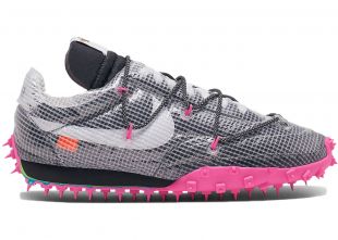Nike Waffle Racer Off-White Black (W)