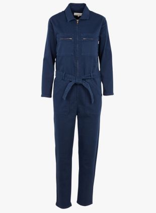 COMBINAISON COL CLASSIQUE ZIPPÉ EN JEAN BLEU