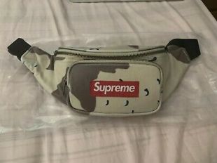 Supreme Supreme Leather Desert Camo Waist Bag Fanny Pack SS17