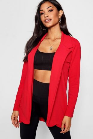 Blazer en crêpe | Boohoo