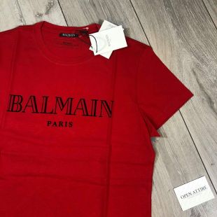 Balmain Red T-Shirt