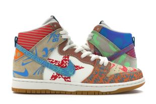 Nike SB Dunk High Thomas Campbell What the Dunk