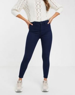 PULL&BEAR - Pull&Bear - Jegging - Bleu foncé | ASOS