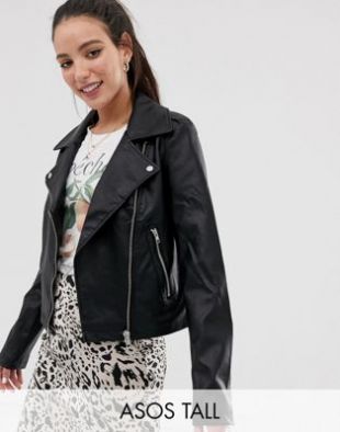ASOS DESIGN Tall - Ultimate - Perfecto en similicuir | ASOS