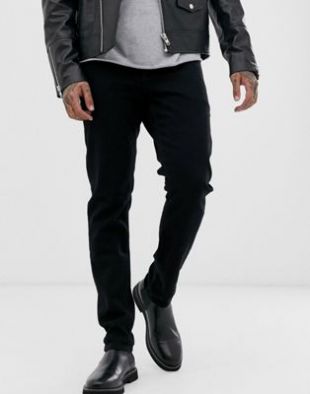 ASOS DESIGN - Jean slim stretch - Noir | ASOS