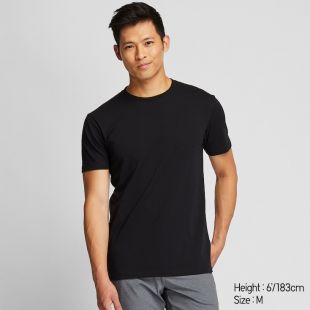 T-shirt Dry Manches Courtes Col Rond Homme | UNIQLO