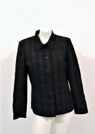 CheekyVintageCloset - Vintage laine Pendleton à carreaux bleu marine