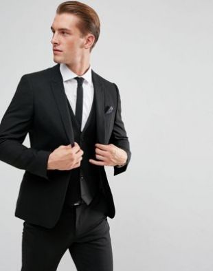 ASOS DESIGN - Veste de costume slim - Noir | ASOS