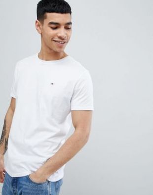 Tommy Jeans - T-shirt ras de cou - Blanc | ASOS