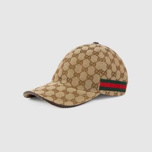 Gucci Casquette de base-ball avec détail bande Web