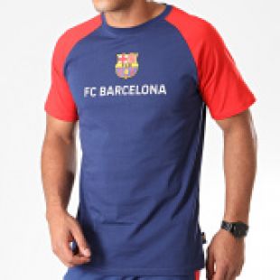 FC Barcelona - Tee Shirt De Sport All Over FC Barcelona B19002 Bleu Roi - LaBoutiqueOfficielle.com