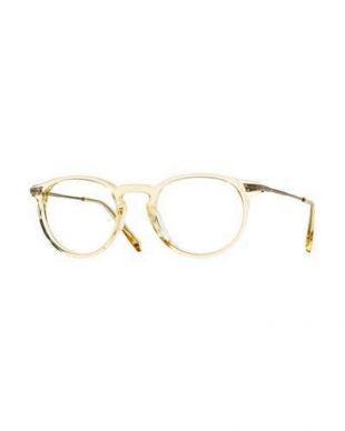 Oliver Peoples Lummis 47 Translucent Fashion Glasses, Beige   ShopStyle Sunglasses