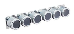 Kitchen Craft MCSRSS6PC Set de 6 Pots à Epices, Acier Inoxydable, Argent, 9 x 12 x 16 cm