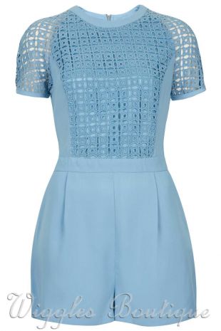 Combishort Bigzone Taille 36/38, Bleu, En Polyester Et Jeans Fin, Très Bon état