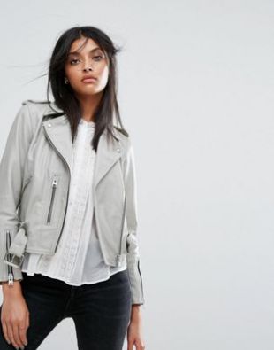 Lewin Leather Balfern Jacket at asos.com