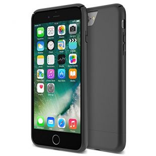 iPhone 7 Plus Case, Maxboost [Vibrance Series] Protective Slider Style Slim Cases Covers for Apple iPhone 7 Plus 2016 Soft-Interior Scratch Protection Finish - White/Gold