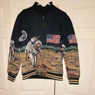 Saint Laurent moon landing bomber jacket