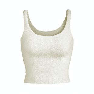 Cozy Knit Tank in Bone