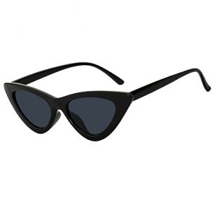 Last Lolita's Retro Vintage Cateye Sunglasses for Women Clout Goggles Plastic Frame Glasses Designer Lolita Cateye