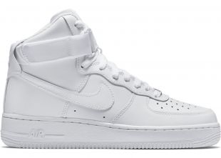 Air Force 1 High Triple White (W)