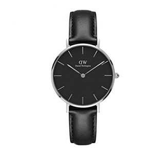 Daniel Wellington Damen Analog Quarz Uhr mit Leder Armband DW00100180
