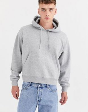 Weekday Bird Hoodie in grey | ASOS