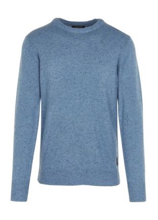 PULL COL ROND MOUCHETÉ MAILLE BLUE SCOTCH AND SODA - HOMME
