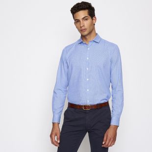 devred - chemise homme casual unie