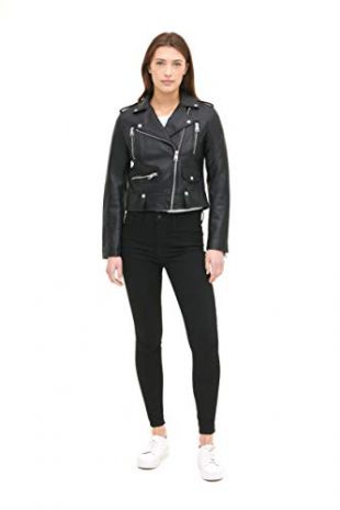 Levi's Women's Faux Leather Contemporary Asymmetrical Motorcycle Jacket