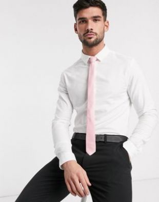 ASOS DESIGN - Chemise Oxford habillée coupe ajustée - Blanc | ASOS