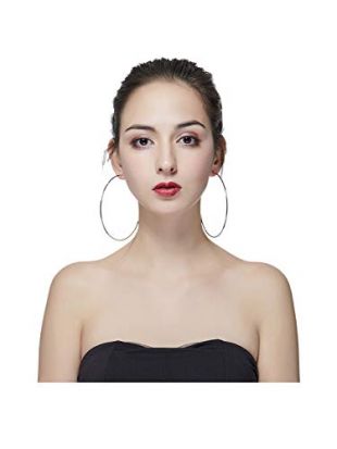 Large Gold Triple Hoop Earrings Price In Egypt | Noon Egypt
