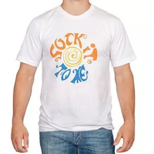Fight Club Sock It To Me Tyler Durden T-shirt Blanc