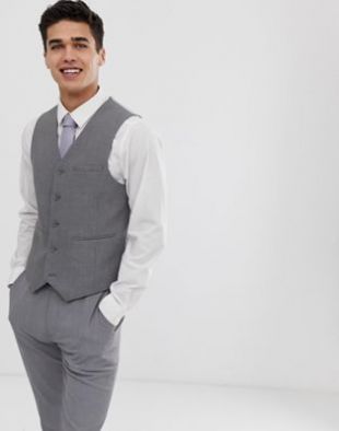 ASOS DESIGN - Veston de costume super slim - Gris moyen | ASOS