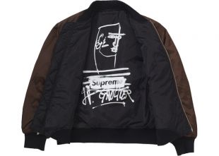 Supreme Jean Paul Gaultier Reversible Backpack MA-1 Brown