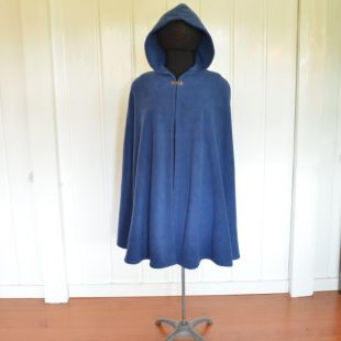 EvergreenCloaks - Manteau bleu, Cap à capuchon, SMALL Fleece Costume ...
