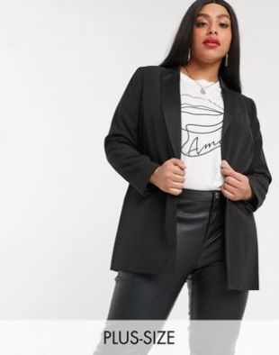 Simply Be - Blazer - Noir | ASOS