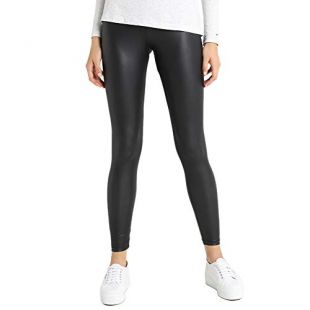 teemzone - teemzone Faux Leather Leggings Pants for Women High-Waisted ...