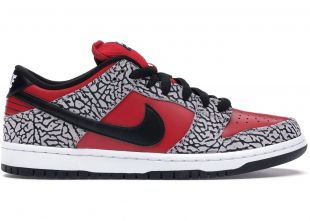 Nike Dunk SB Low Supreme  Red Cement (2012)