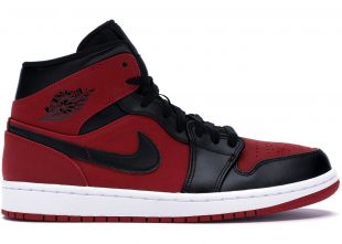 Jordan 1 Mid Gym Red Black