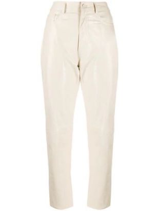 drome - Drome Pantalon Droit En Cuir - Farfetch