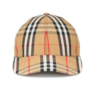 Burberry - Vintage Check cotton baseball cap