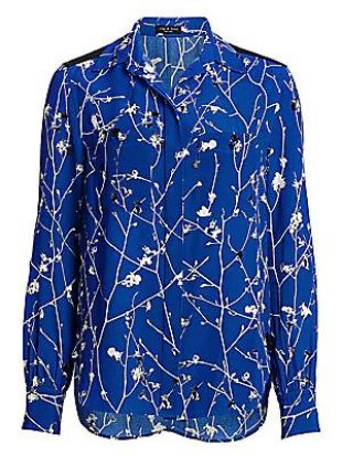 Therese Blossom-Print Blouse