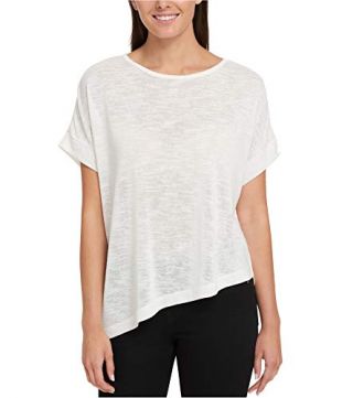 Womens Asymmetrical Basic T-Shirt