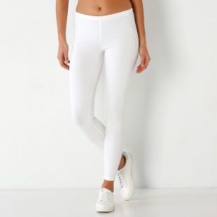 Legging coton extensible uni - Blancheporte