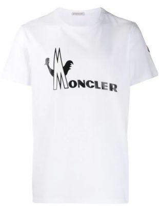 Moncler t-shirt à Logo Imprimé - Farfetch